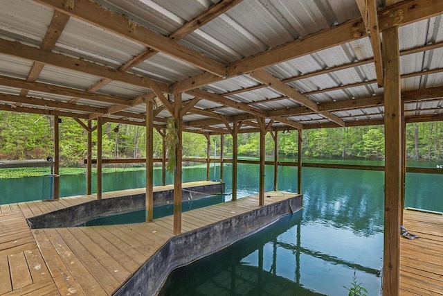 211 Winfree Dr, Hemphill, TX 75948 - view of dock featuring a water view