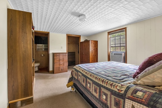 211 Winfree Dr, Hemphill, TX 75948 - carpeted bedroom featuring cooling unit and a closet