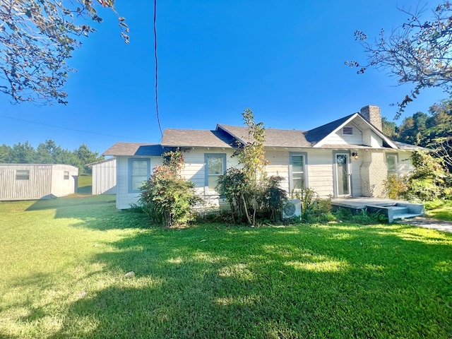 exterior space featuring a yard