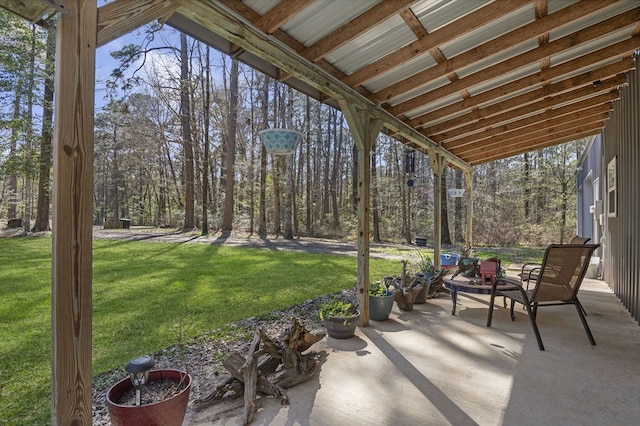 view of patio