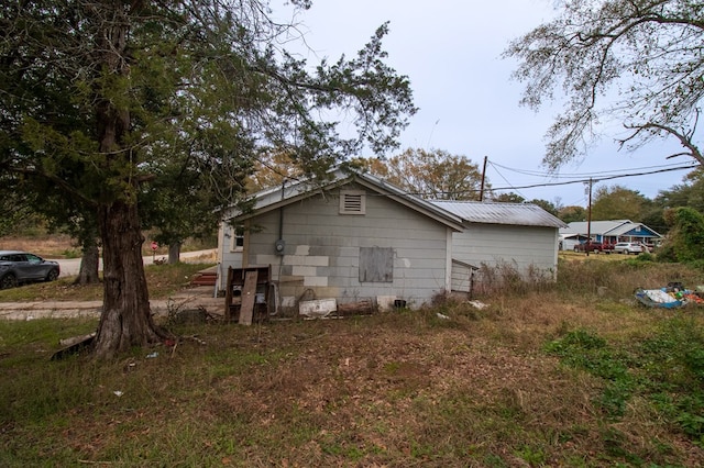 view of side of home