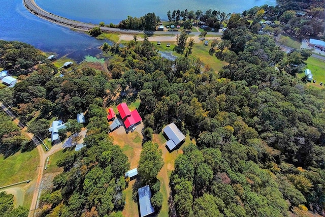 360 Oak Hill Rd, Hemphill, TX 75951 - aerial view of property and surrounding area featuring a large body of water