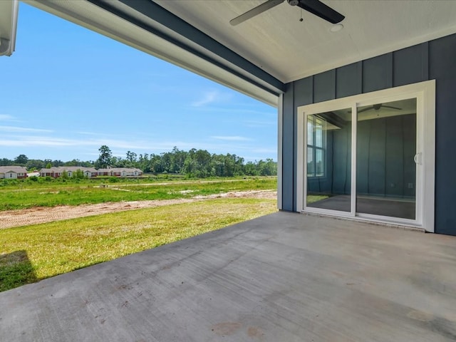 128 Stoney Rdg, Lufkin, TX 75904 - view of patio featuring a ceiling fan