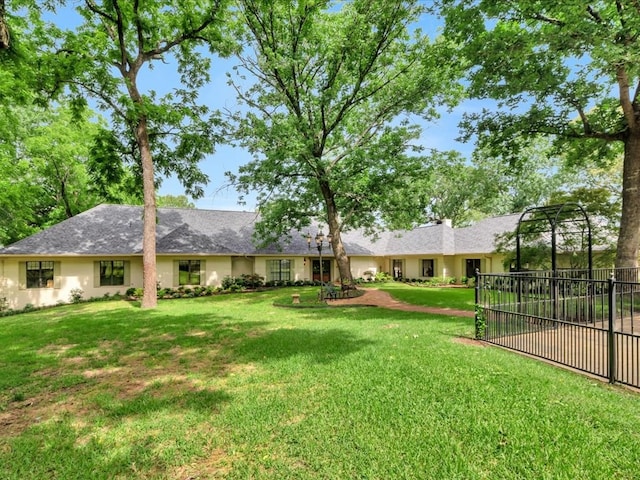 5078 US Highway 21, Nacogdoches, TX 75964 - rear view of property with stucco siding