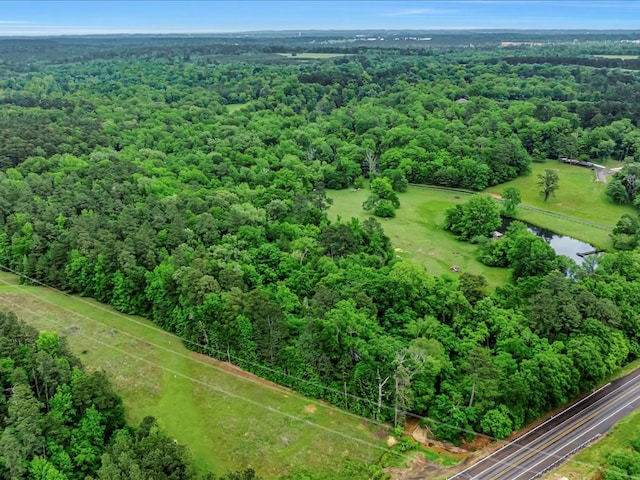5078 US Highway 21, Nacogdoches, TX 75964 - aerial view of a heavily wooded area and a nearby body of water