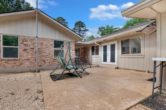 view of patio / terrace with french doors