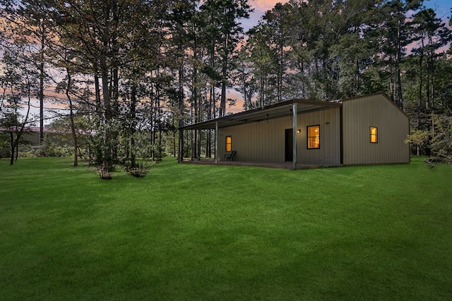 131 Oak Ln, Hemphill, TX 75948 - view of yard