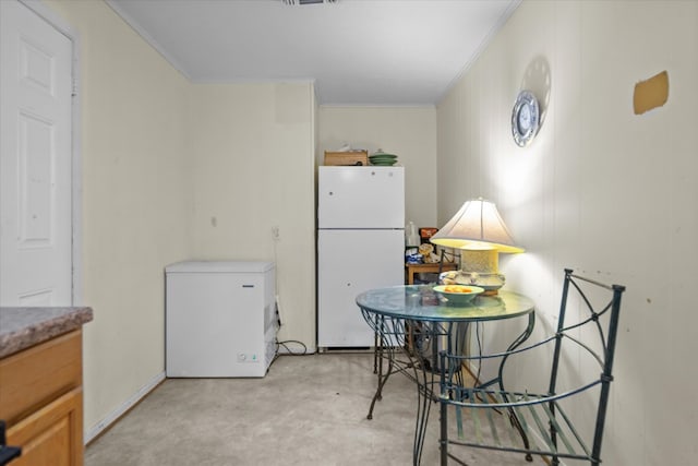 408 Bob St, Lufkin, TX 75904 - dining space with visible vents and crown molding