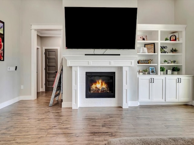 view of unfurnished living room