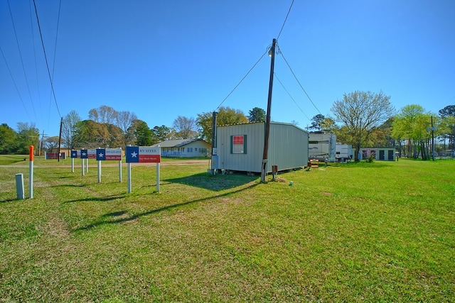 view of yard