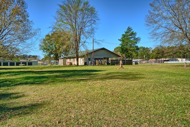 view of yard