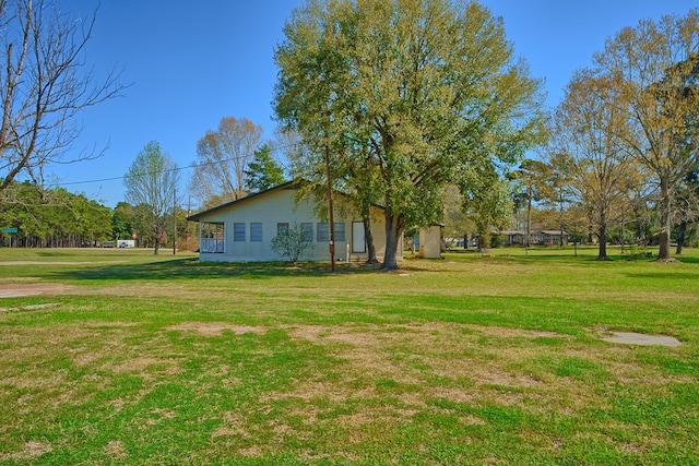 view of yard