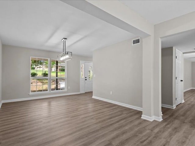 3202 Chimney Rock Ln, Nacogdoches, TX 75965 - spare room with wood finished floors and plenty of natural light