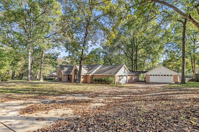 view of ranch-style home