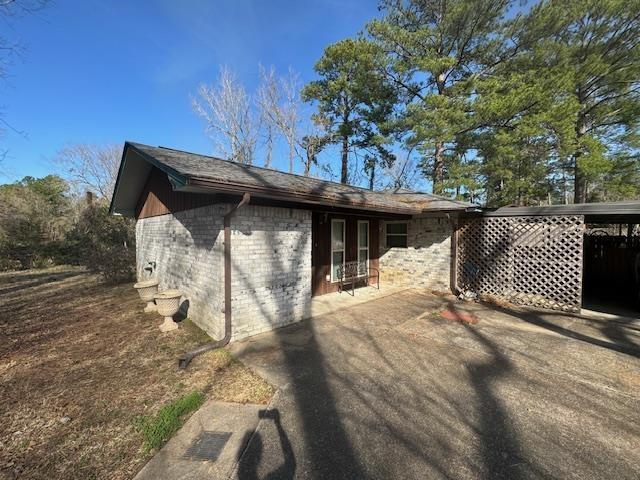 view of rear view of property