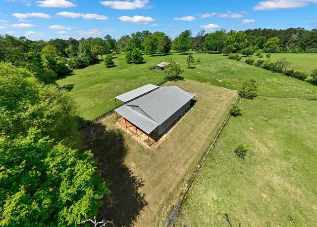 drone / aerial view featuring a rural view