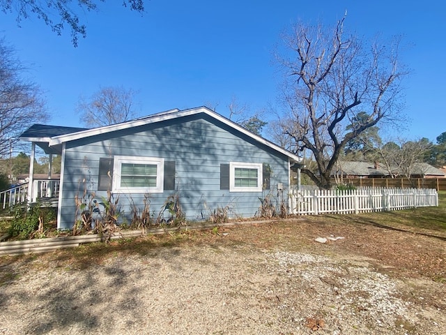 view of home's exterior