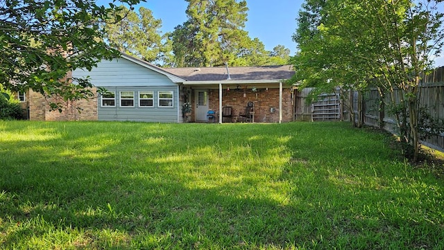 622 Egret Dr, Nacogdoches, TX 75964 - back of property featuring brick siding