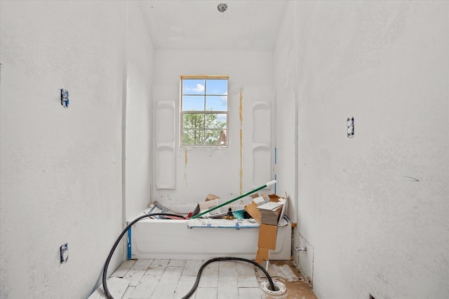 view of spare room