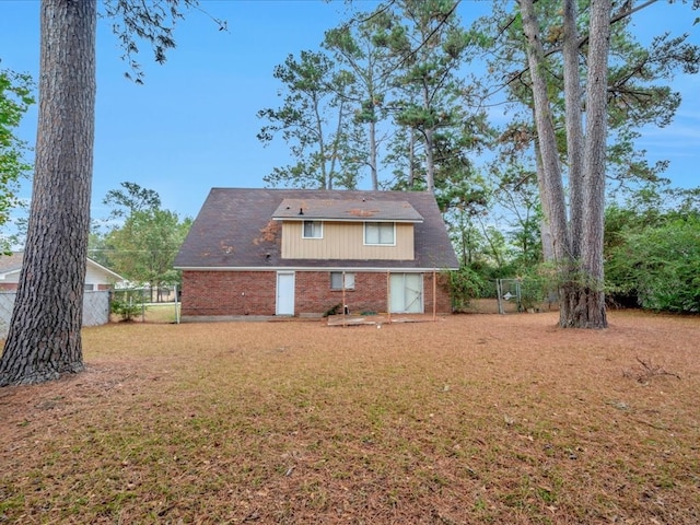 view of rear view of house