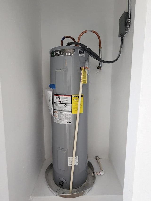 231 Sheila St, Jasper, TX 75951 - utility room with water heater
