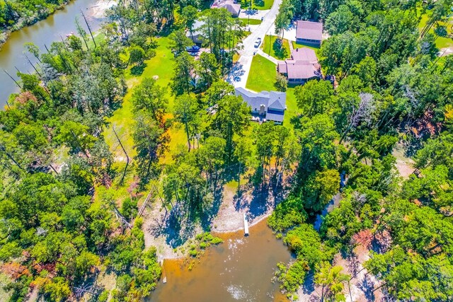 232 Cove Ln, Brookeland, TX 75931 - drone / aerial view of a nearby body of water