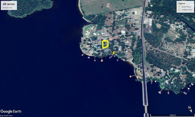 493 Hideaway Loop, Hemphill, TX 75948 - aerial view of property's location