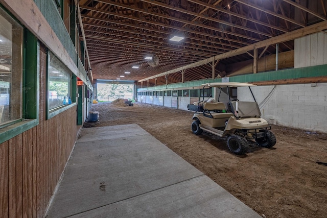 view of stable