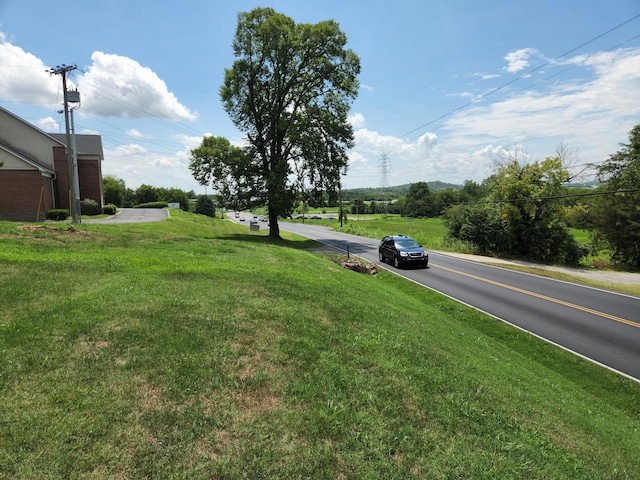 view of road