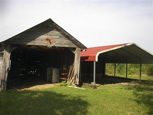 exterior space featuring a carport