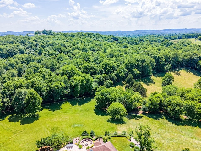 view of aerial view