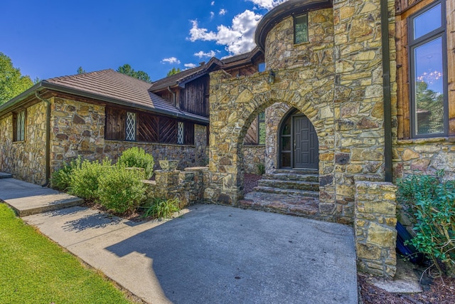 exterior space with a patio