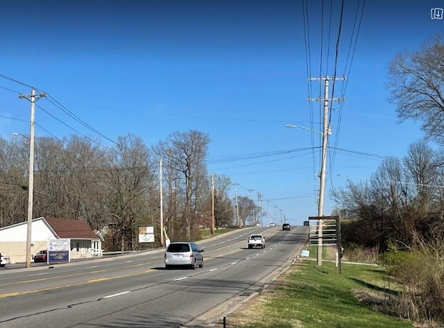 view of road