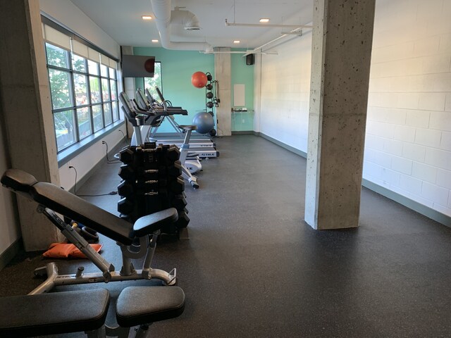 1900 12th Ave S Unit 313, Nashville, TN 37203 - view of workout area