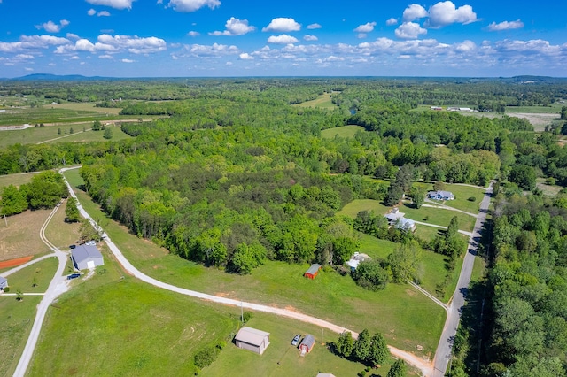 view of aerial view