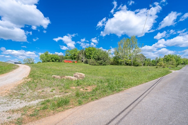 view of road