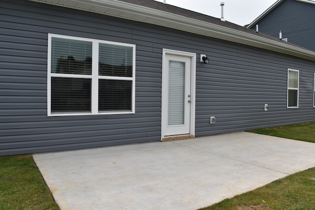 exterior space with a patio area