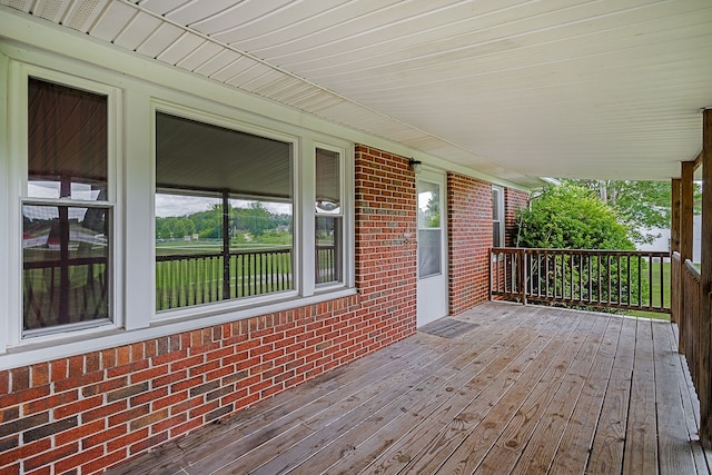 view of deck