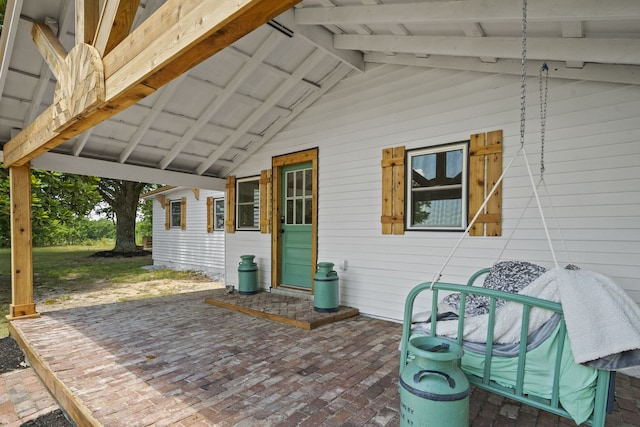 deck with a patio area