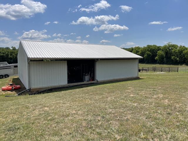 72 Golden Hollow Rd, Kelso, TN 37348 - view of outdoor structure with a yard