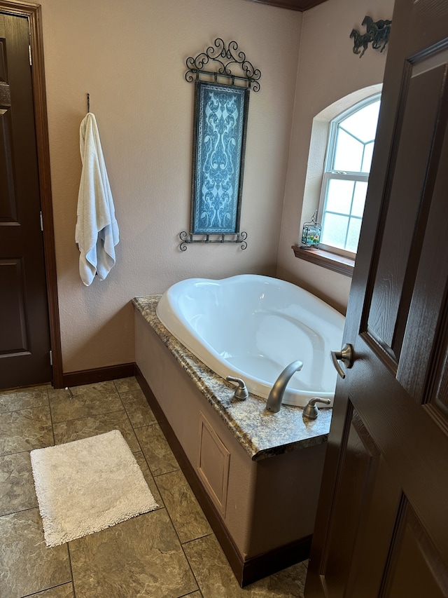 72 Golden Hollow Rd, Kelso, TN 37348 - bathroom featuring tile floors and a tub