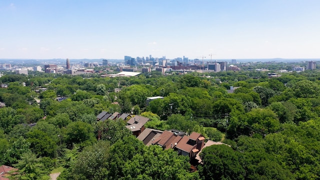 view of aerial view