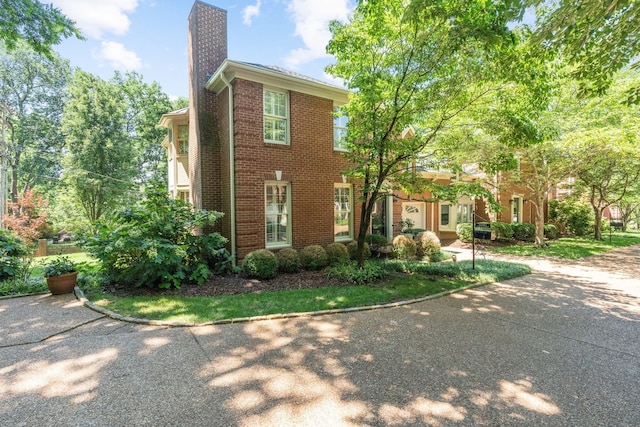 view of colonial home