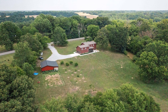 view of aerial view