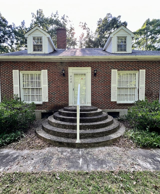 view of front of home