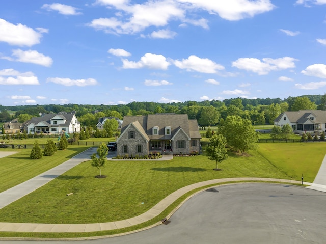 view of birds eye view of property