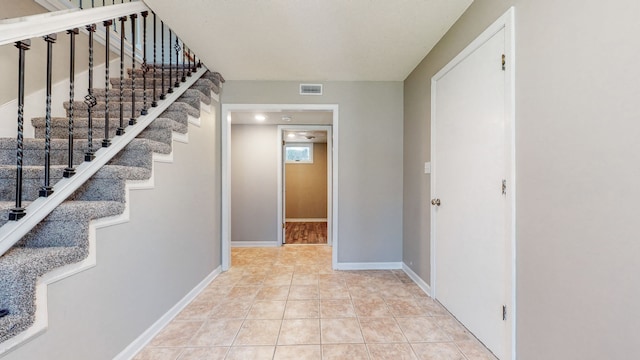 interior space with light wood-type flooring