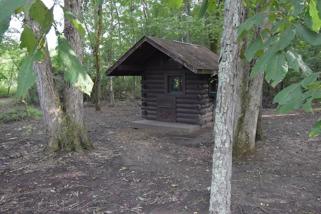 view of shed / structure