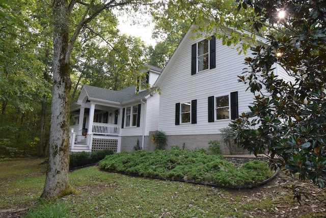 view of front of home