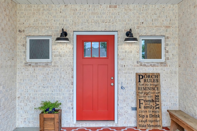 view of property entrance